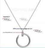 Perfect Replica Cartier Nail Pendant  Juste Un Clou Style Stainless Steel Sliver Necklace